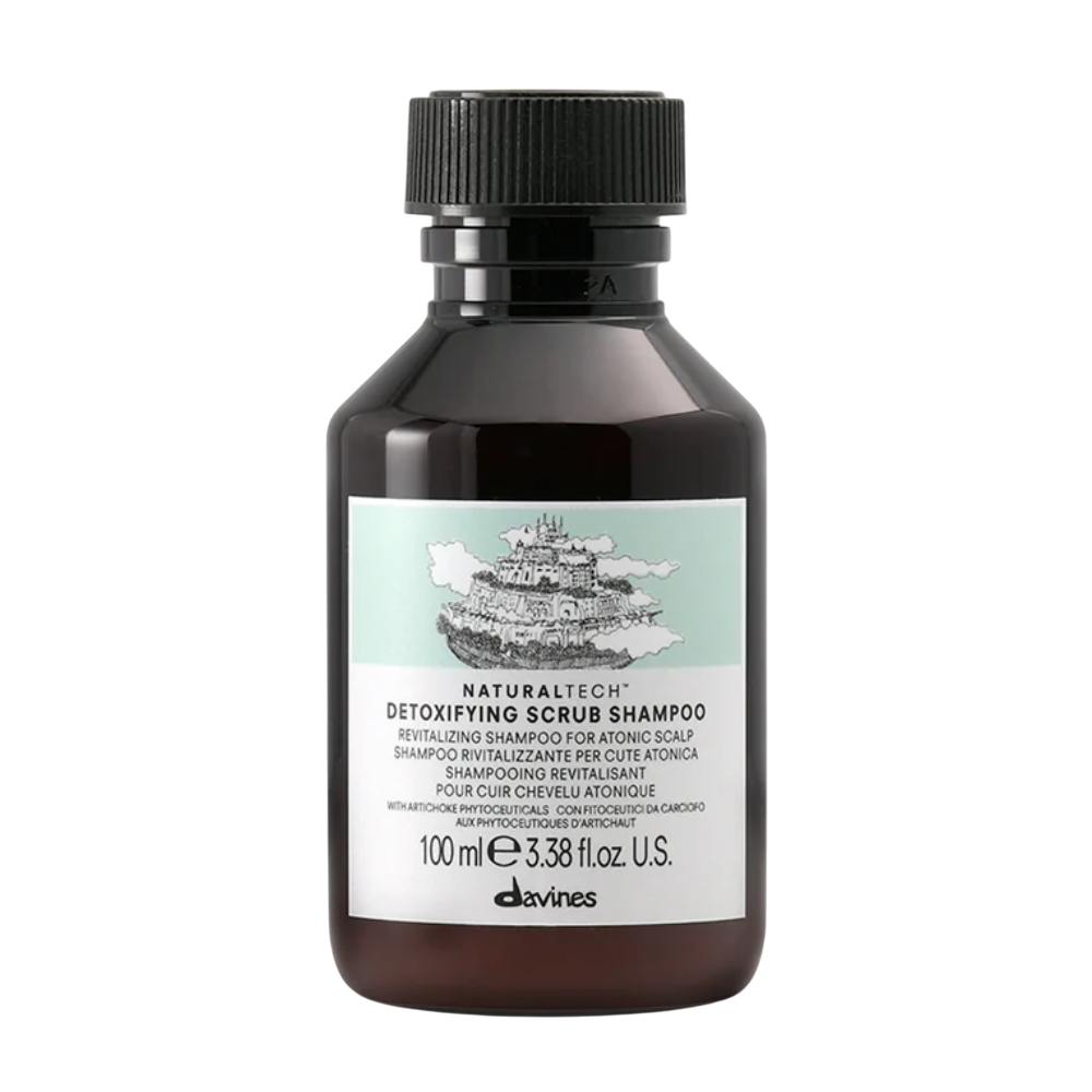 DAVINES Detoxifying scrub Shampoo 100ml - Шампунь-скраб детоксикуючий